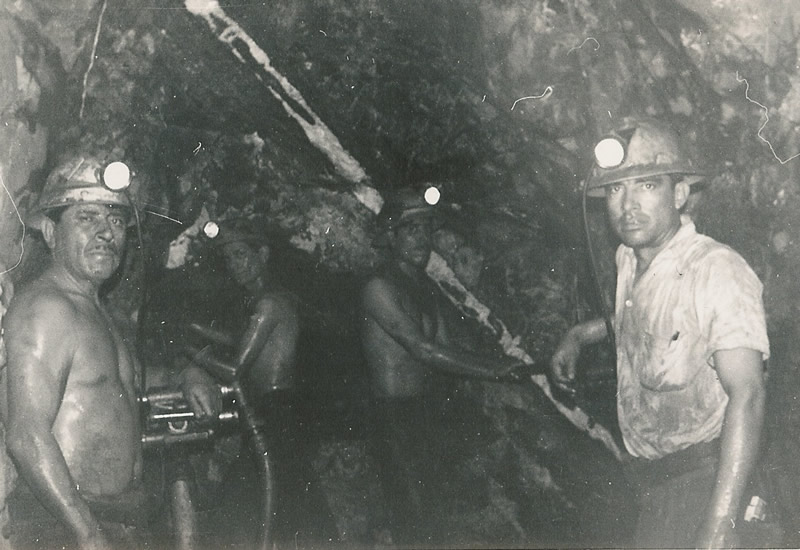 [Galería] Postales antiguas de mineros en Fresnillo, Zacatecas